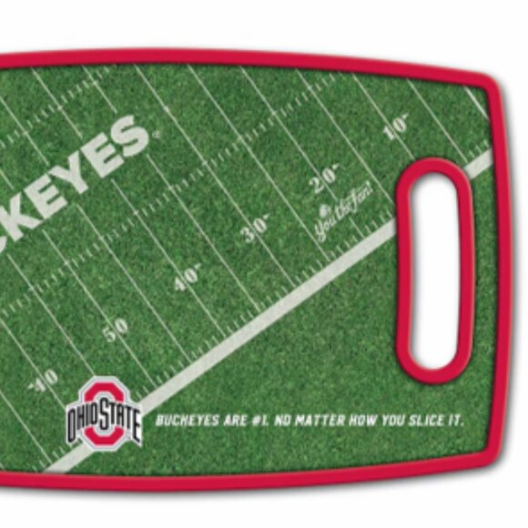 NCAA Ohio State Buckeyes Retro Series Polypropylene Cutting Board - Picture 6 of 6